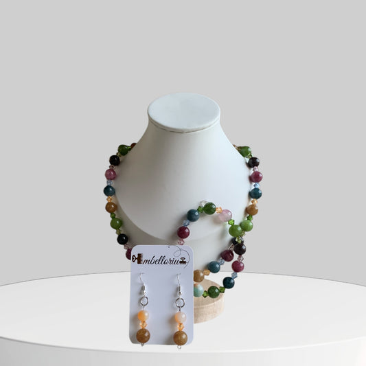 Natural Gemstone Jewelry Set