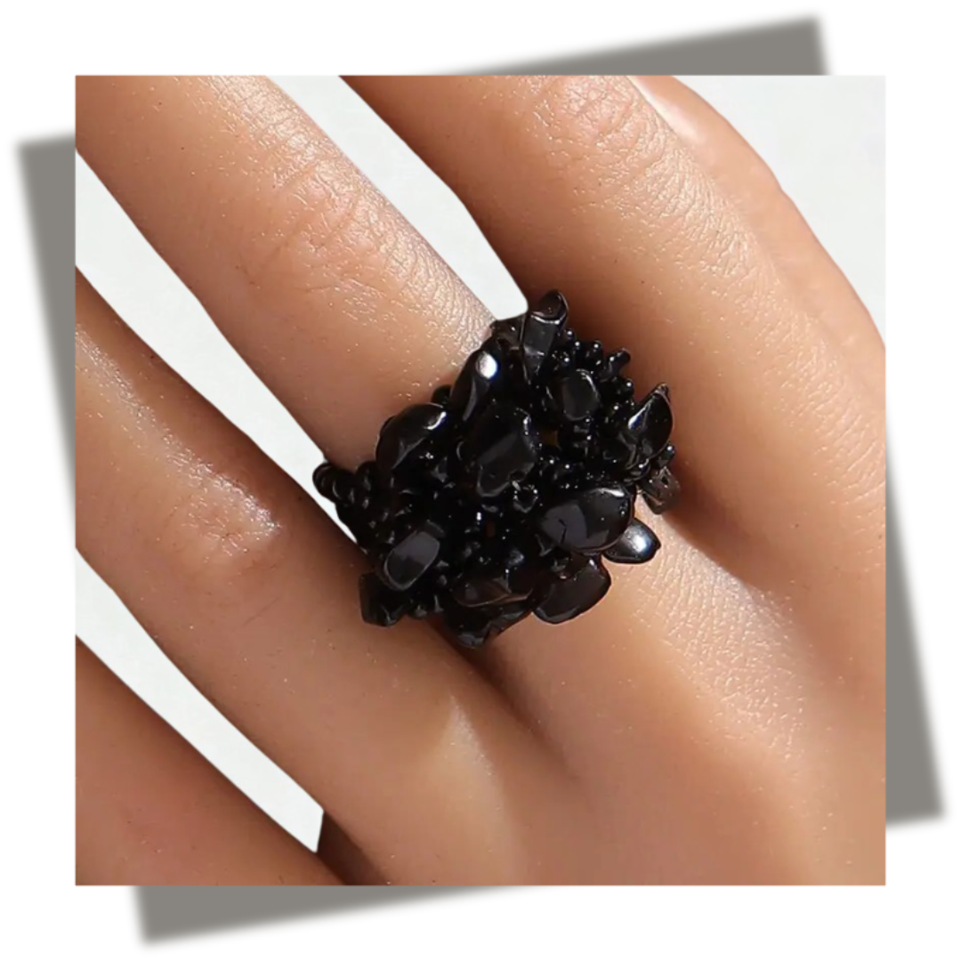 Beaded Boho Style Rings