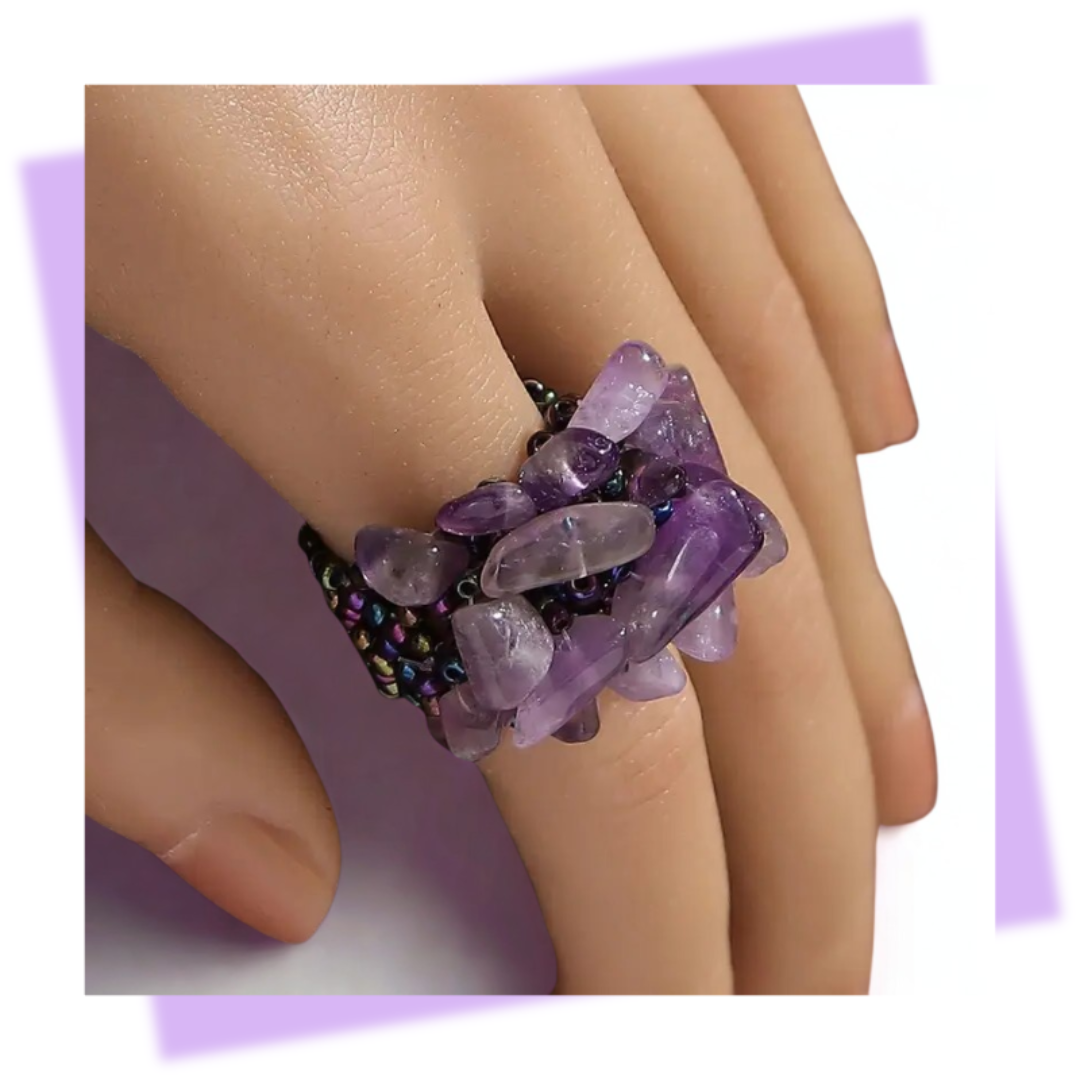 Beaded Boho Style Rings