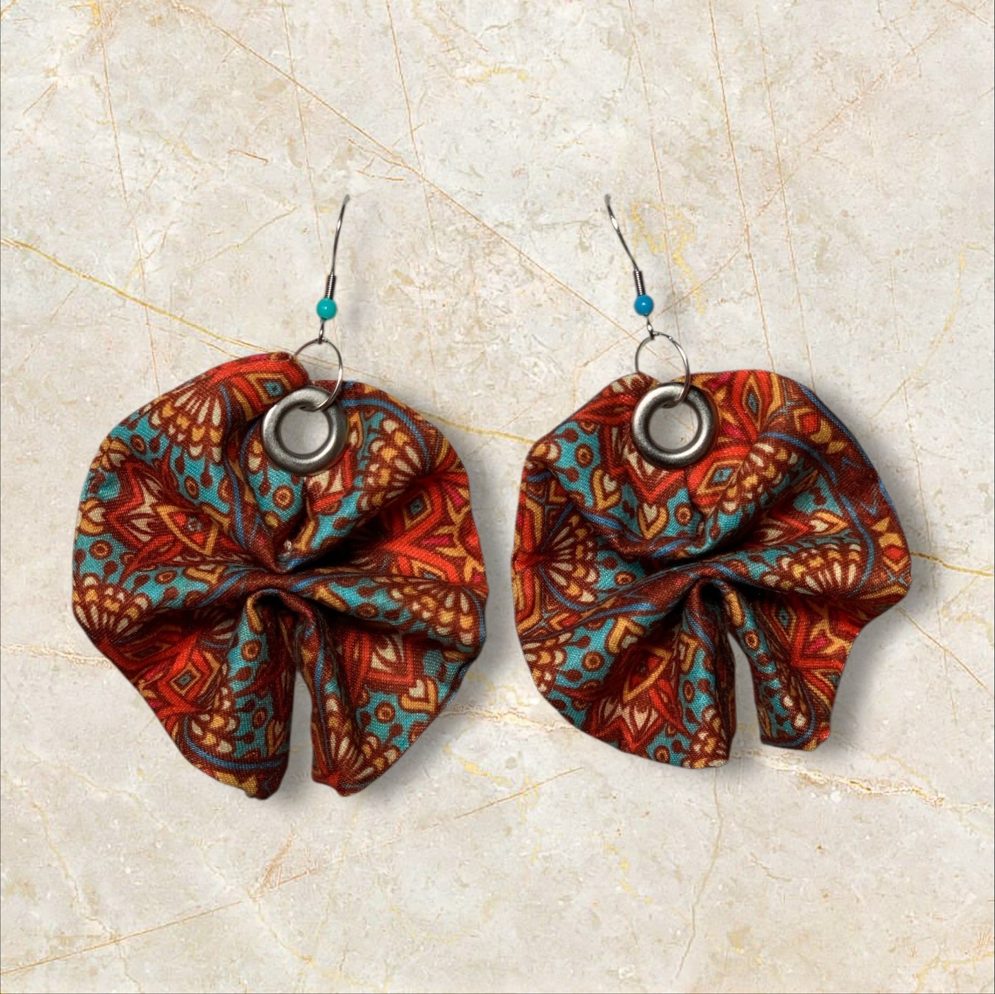 Ankara Fabric Earrings