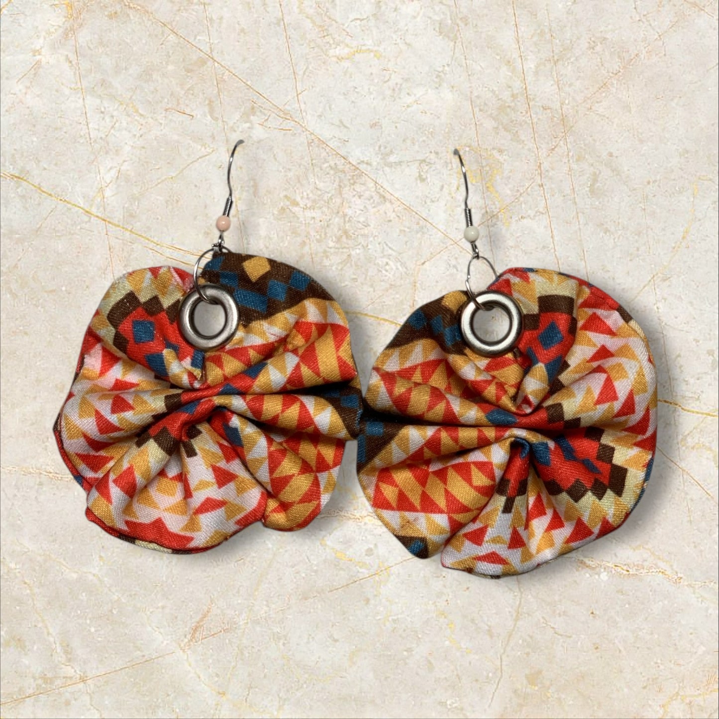 Ankara Fabric Earrings