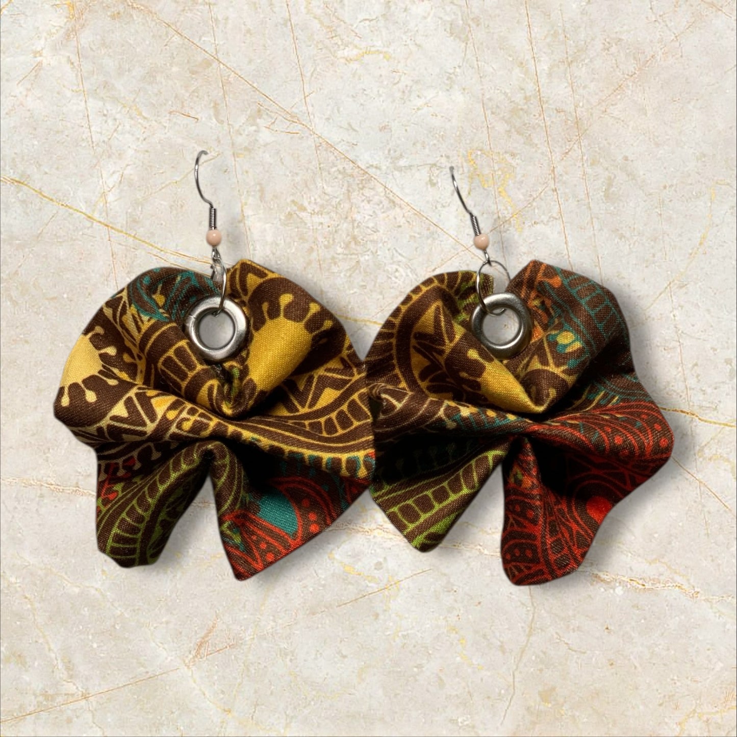 Ankara Fabric Earrings