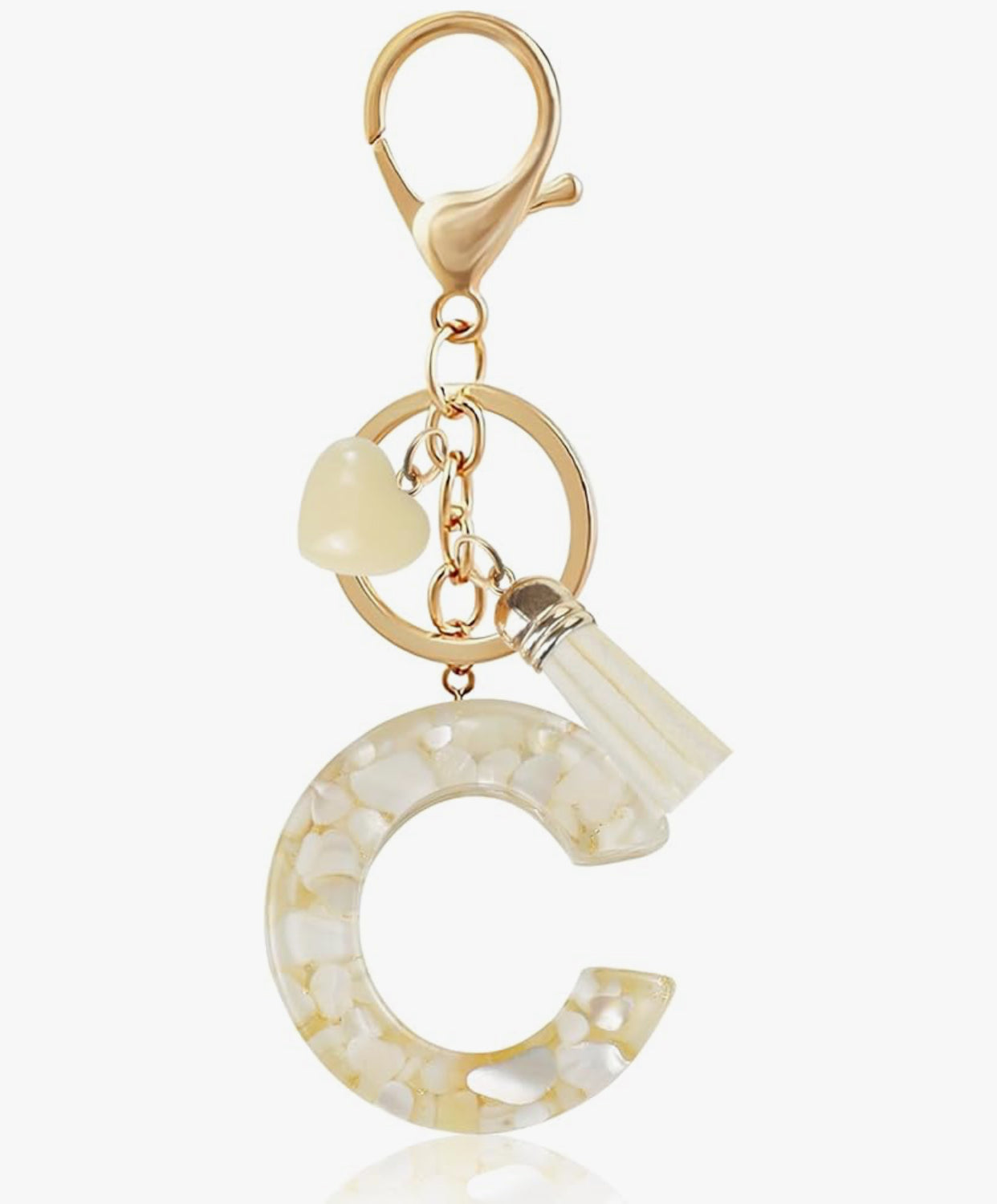 Personalized Letter Keychain