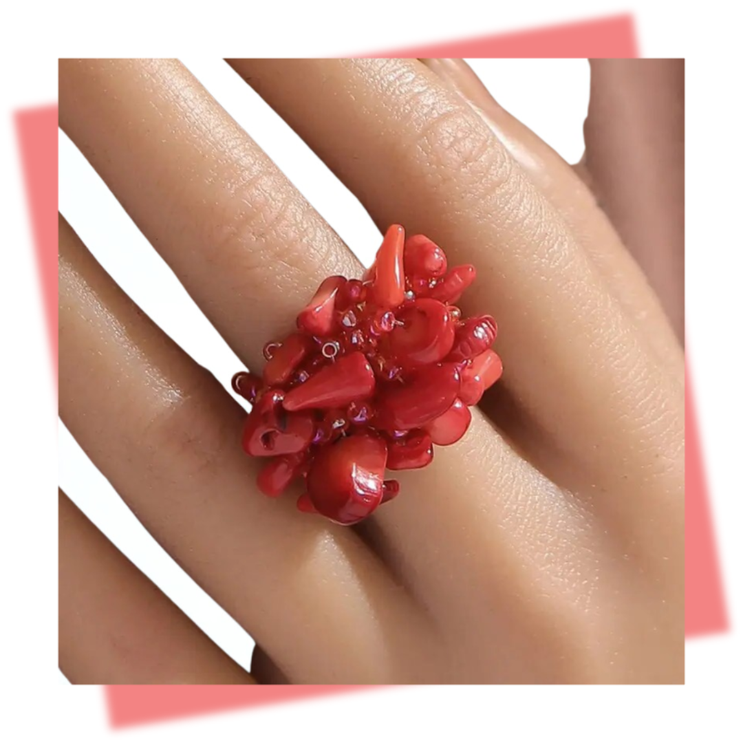 Beaded Boho Style Rings